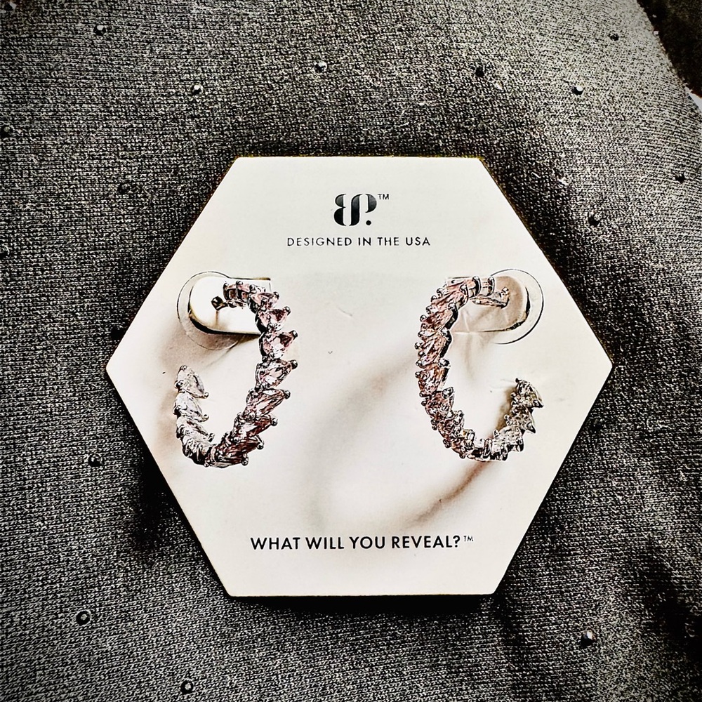 Elegant Silver Hoop Earrings